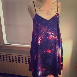 Galaxy patterned dress